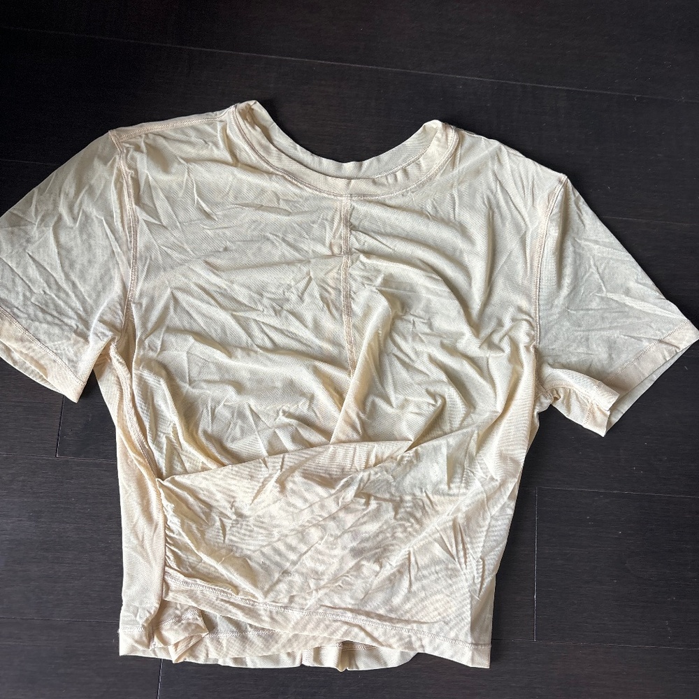 Sheer lululemon  top